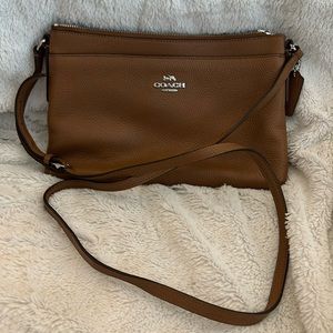 Coach pebble Leather Slim Crossbody